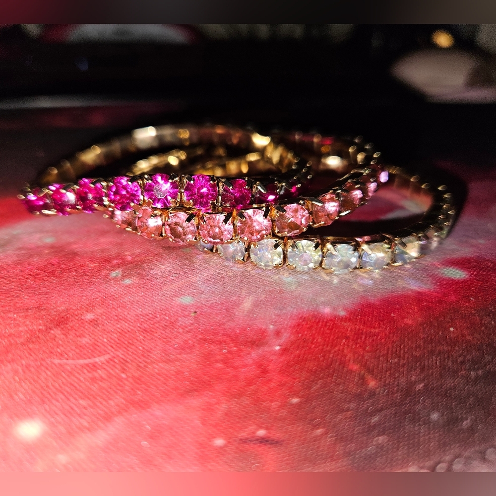 Rhinestone Bracelet Set